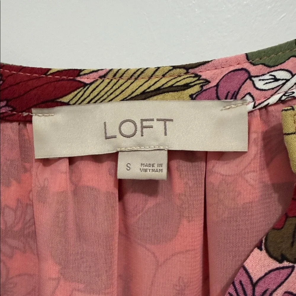 Small Women’s LOFT Floral Dress - Picture 9 of 11